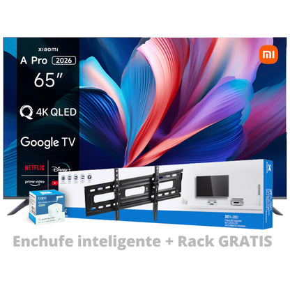 COMBO XIAOMI TV A PRO 65 2026+ XTECH BRKT TILT 32-90 + XIAOMI LINK SMART PLUG P125