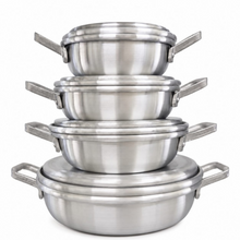 Set de 4 cacerolas de aluminio