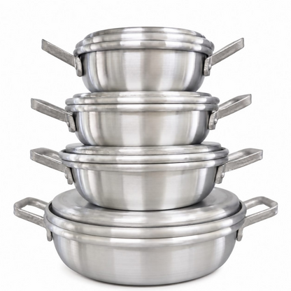 Set de 4 cacerolas de aluminio