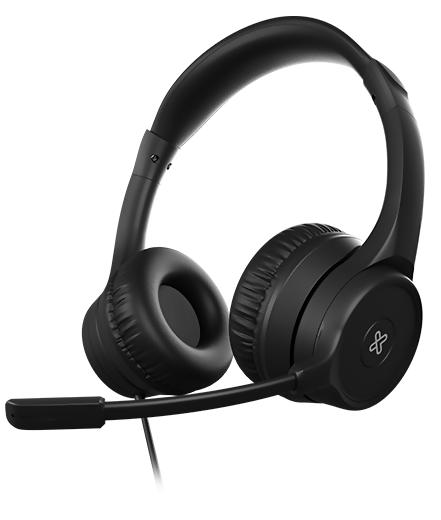 Hdst Wrd KCH-510 On-ear Vol-Mic USB Stereo