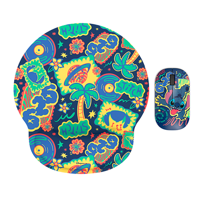 Disney Stitch Wls Mouse and Mouse Pad kit XTM-DKT1ST