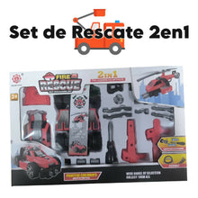 SET RESCATE BLOQUE ARMABLE 2 EN 1