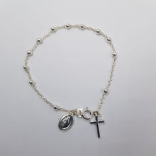 PULSERA ROSARIO PLATA 925 PULROS02
