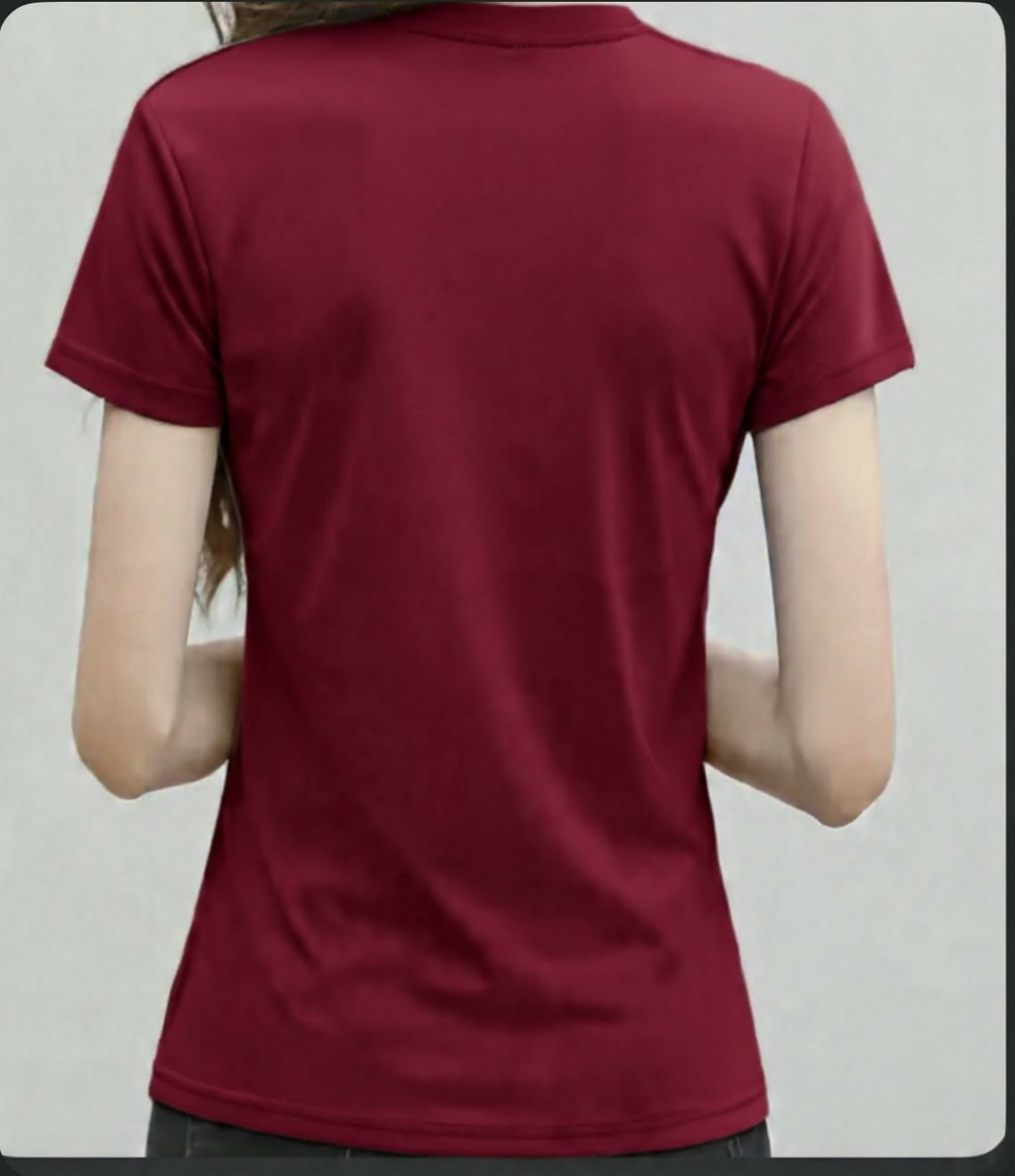 Blusa roja de corazón manga corta Talla S