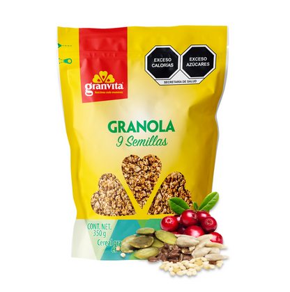 GRANOLAS - 9 semillas - Bolsa de 350g (GRANVITA)