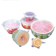 Tapaderas de Silicona para frutas Juego de 6.