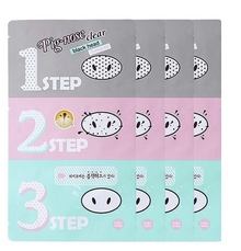 HOLIKA HOLIKA - PIG NOSE CLEAR BLACK HEAD 3 STEP PACK (4 PACK)