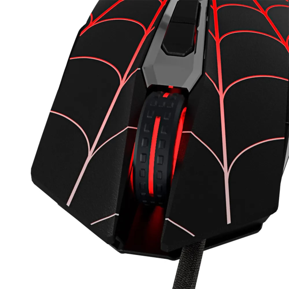 Marvel Spider-Man gaming mouse wrd w/light