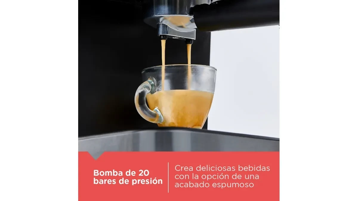 Máquina de espresso Black & Decker
