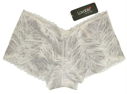 Panty encaje blanco Talla M