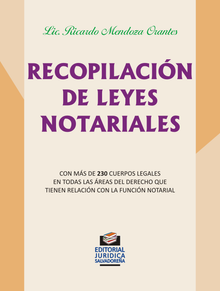 Recopilación de Leyes Notariales (Empastado de lujo)