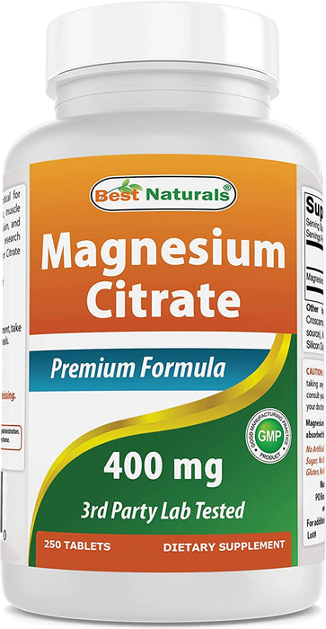 Citrato de magnesio 400 mg Best Natural