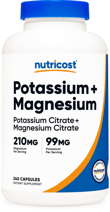 Citrato de Magnesio y Potasio Nutricost