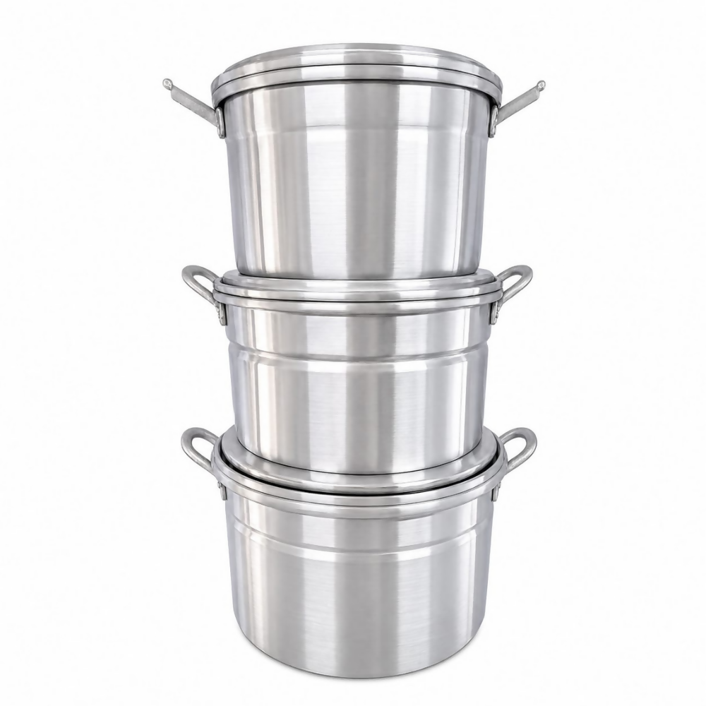 Set de 3 Ollas de aluminio