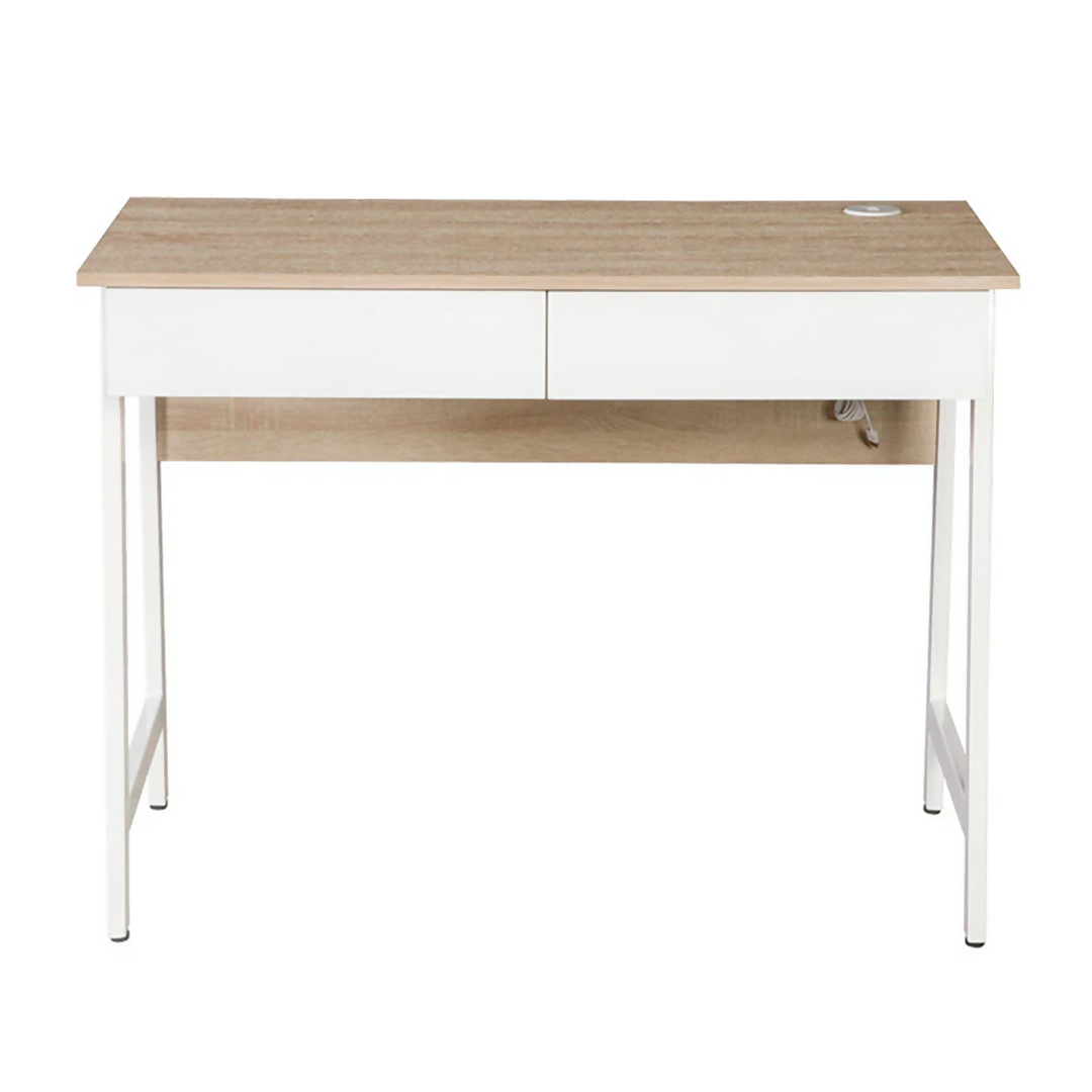 Desk Sgl Lvl w/Drawers and USB ports