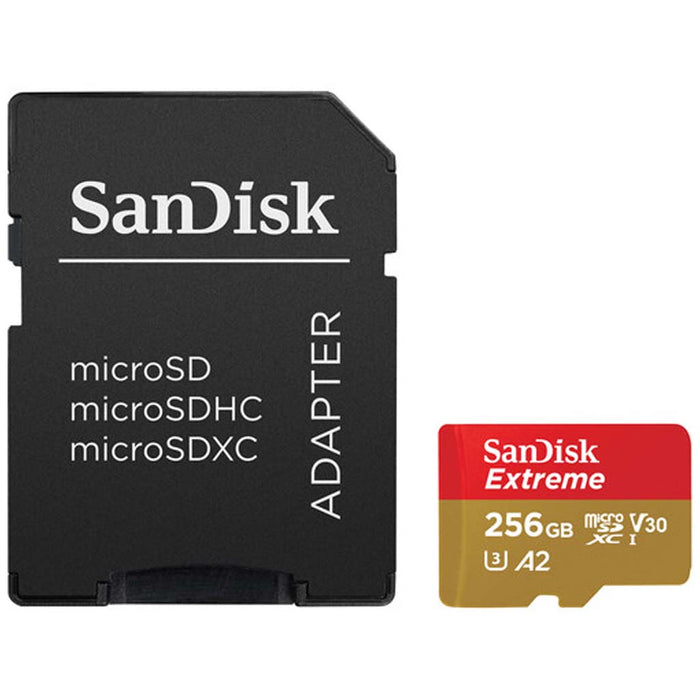 SanDisk Exreme 256GB microSDHC Card with Adapter