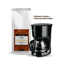 Cafetera 6 tazas mas 1 lb café molido