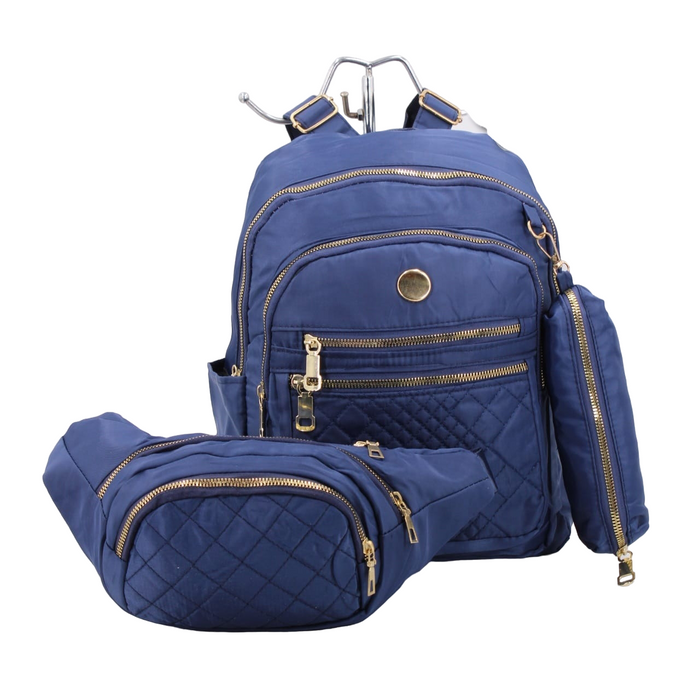 Set de mochila color azul