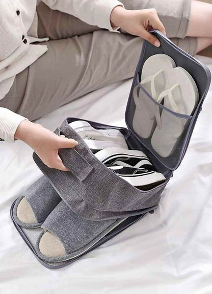 Zapatera tipo bolso de viaje