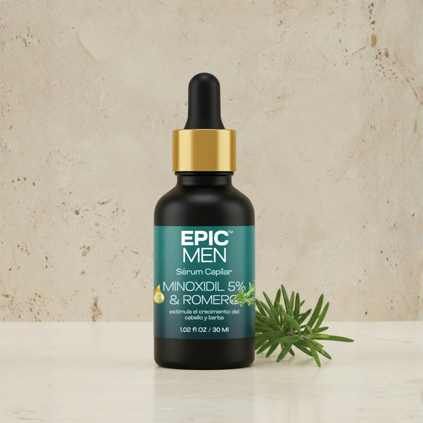 Cera Fijadora + Shampoo Minoxidil + Minoxidil Barba 5% + Bio Activos EPIC MEN