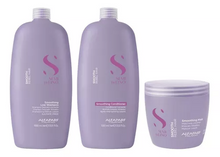 Alfaparf Smooth Shampoo + Acondicionador + Mascara Grande