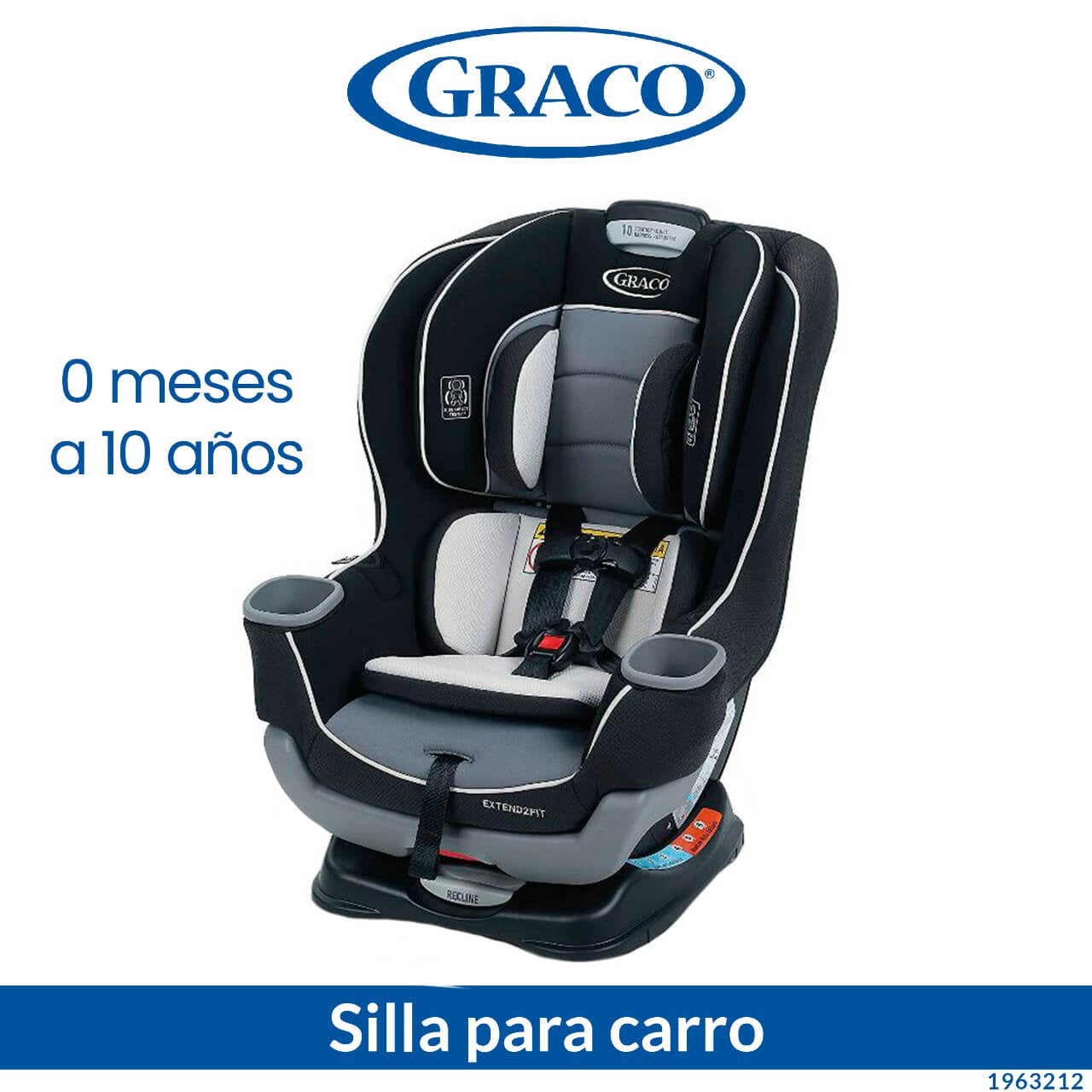 Silla para carro de 0 meses a 10 años 1963212