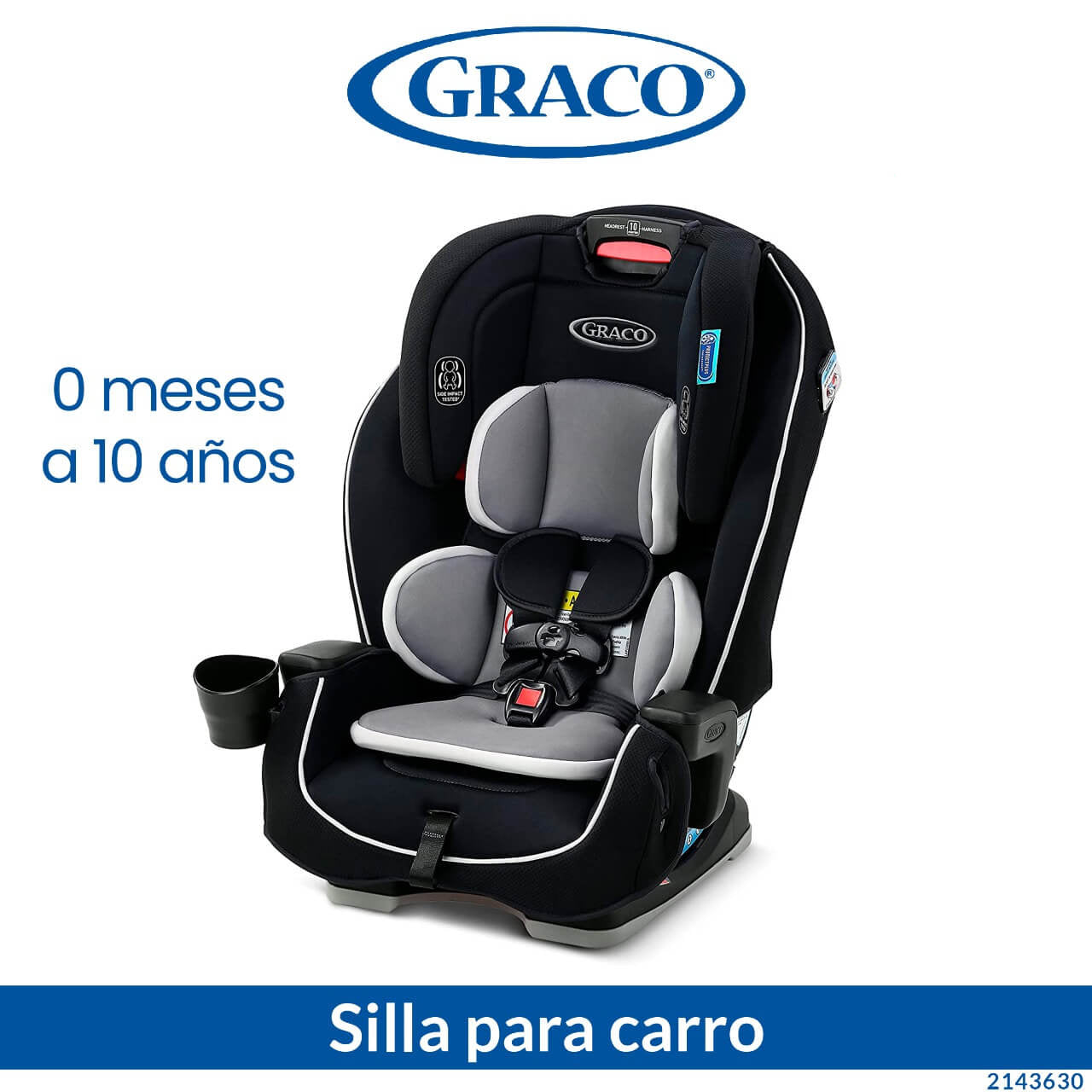 Silla para carro de 0 meses a 10 años 2143630