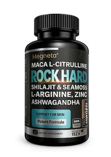 ROCK HARD/ Ashwagandha MACA + L-Arginine, Zinc, Shilajit