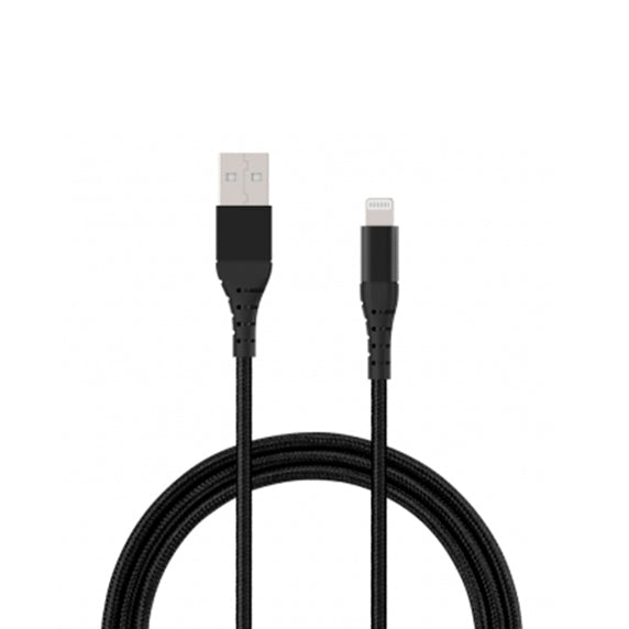 TekYa Braided Cable 120' USB / Lightning Black