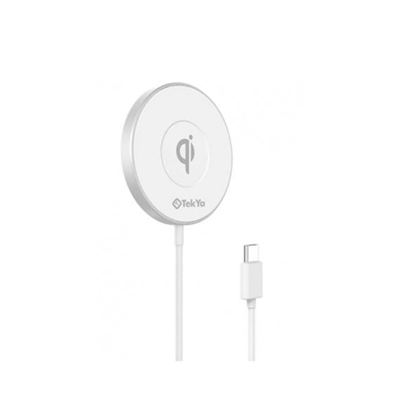 TekYa QiTek Spot 15W Qi Wireless Charging Pad White
