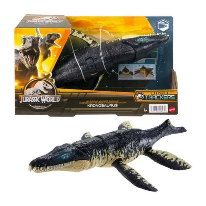 Jurassic World Dominion Kronosaurus Wild Roar con sonido y acción de ataque.