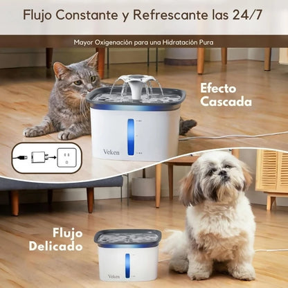 Fuente para Mascotas Veken 2.8L (95 oz)
