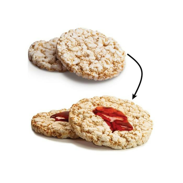 GALLETA DE ARROZ Y AMARANTO CON FRESA (PAQUETE CON 9 GALLETAS DOBLES) - EL PANAL