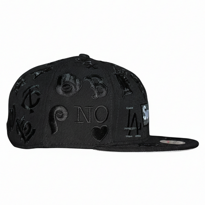 Gorra Supreme x MLB All Over 59FIFTY – White on Black Edition