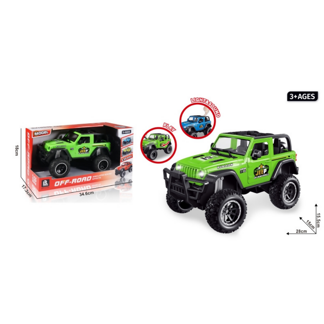 Jeep todo terreno sonido rubicón