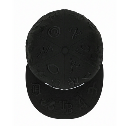Gorra Supreme x MLB All Over 59FIFTY – White on Black Edition