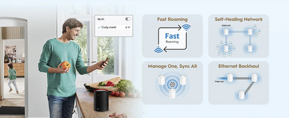 6971690793258_4 AX3000 2.5G Mesh Wi-Fi 6 System White 3pack