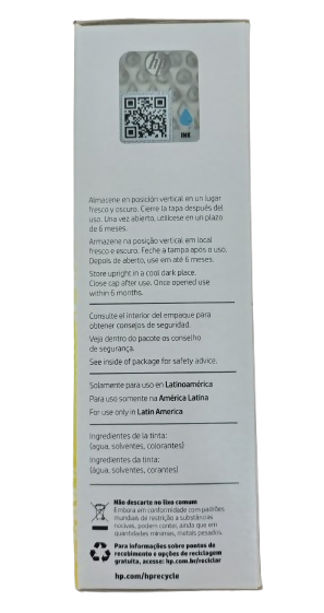 Tinta HP GT52 Yellow