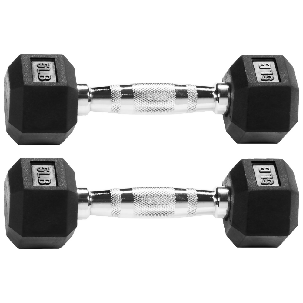Mancuernas hexagonales 5LBS (Par)