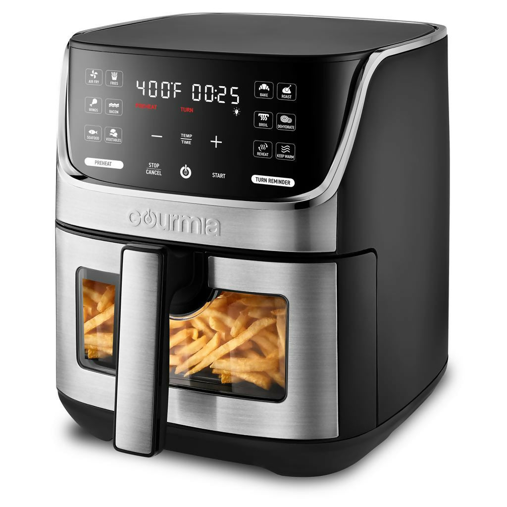 Freidora de acero inoxidable Gourmania de 6.62 L / 7 QT