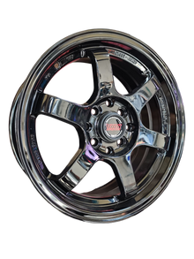 4 RINES 15 RAYS TR37 NEGRO BRILLANTE