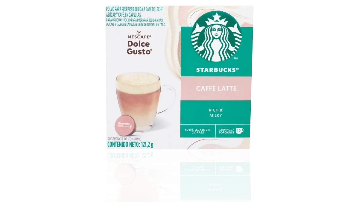 CAFFÈ LATTE, RICH & MILKY, 100% ARABICA COFFEE, 12 SERVINGS, 121.2 g