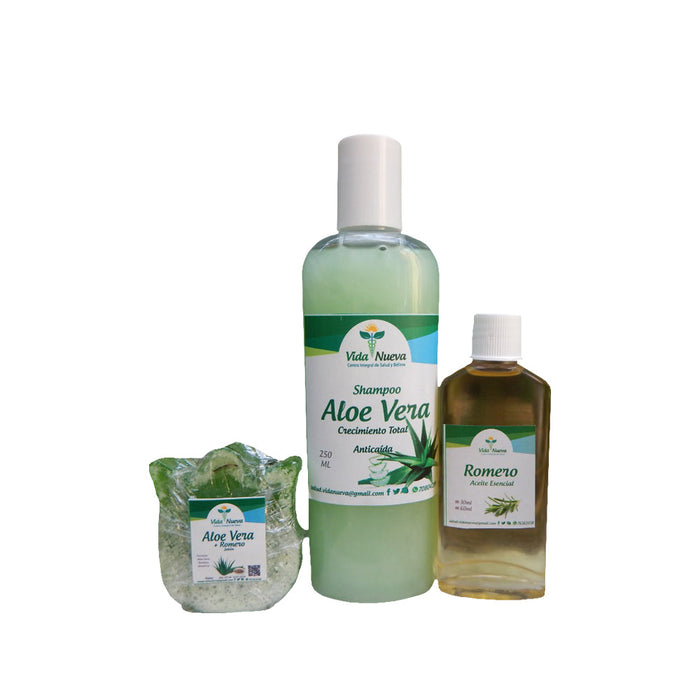 Kit de higiene completo (Shampoo, aceite, jabón).