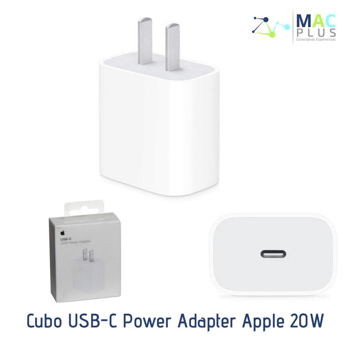 Cubo USB - C power adapter apple 20 W.