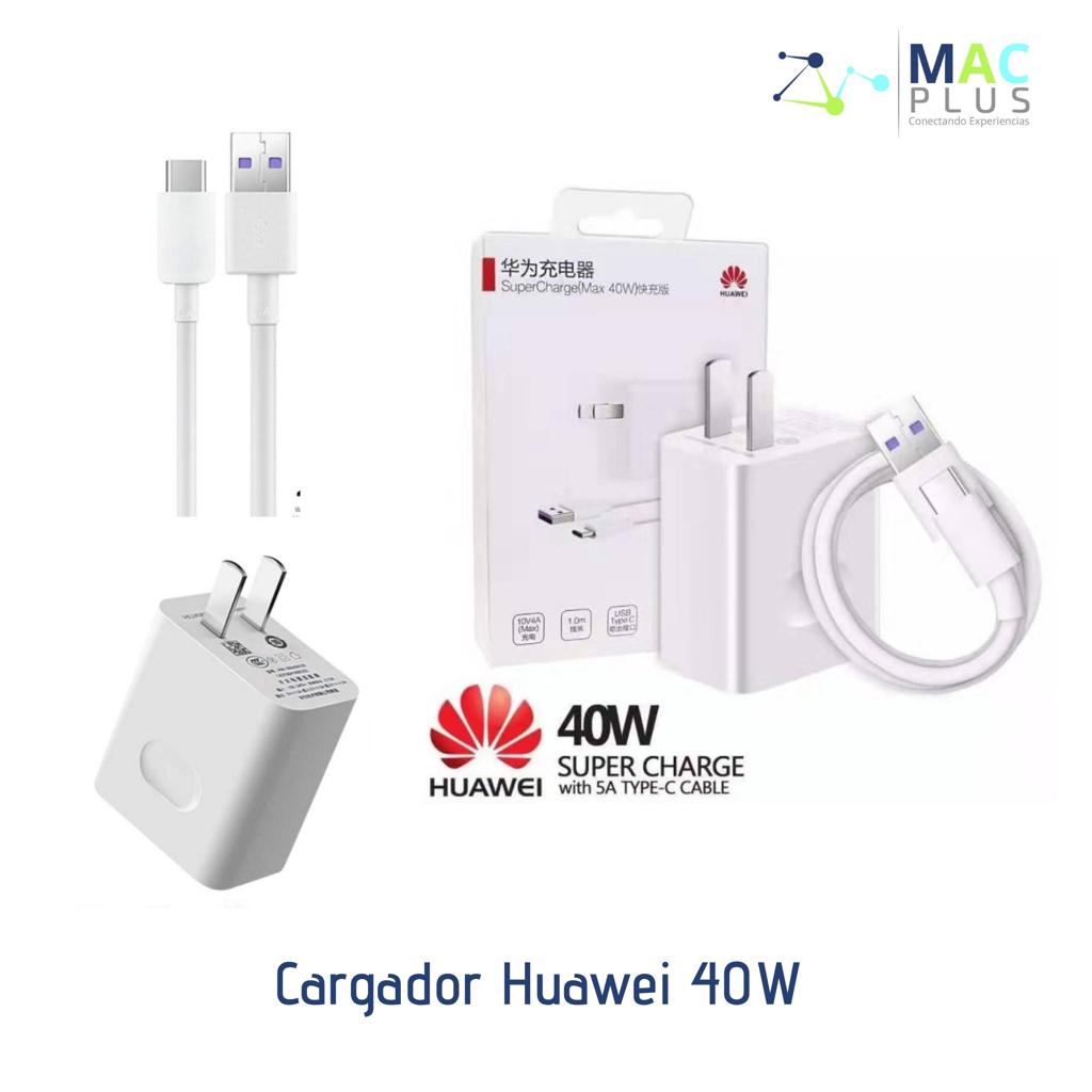 Cargador huawei 40 W.