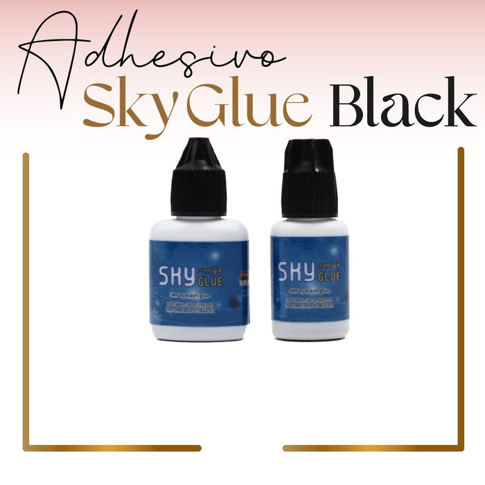 Adhesivo sky glue black.