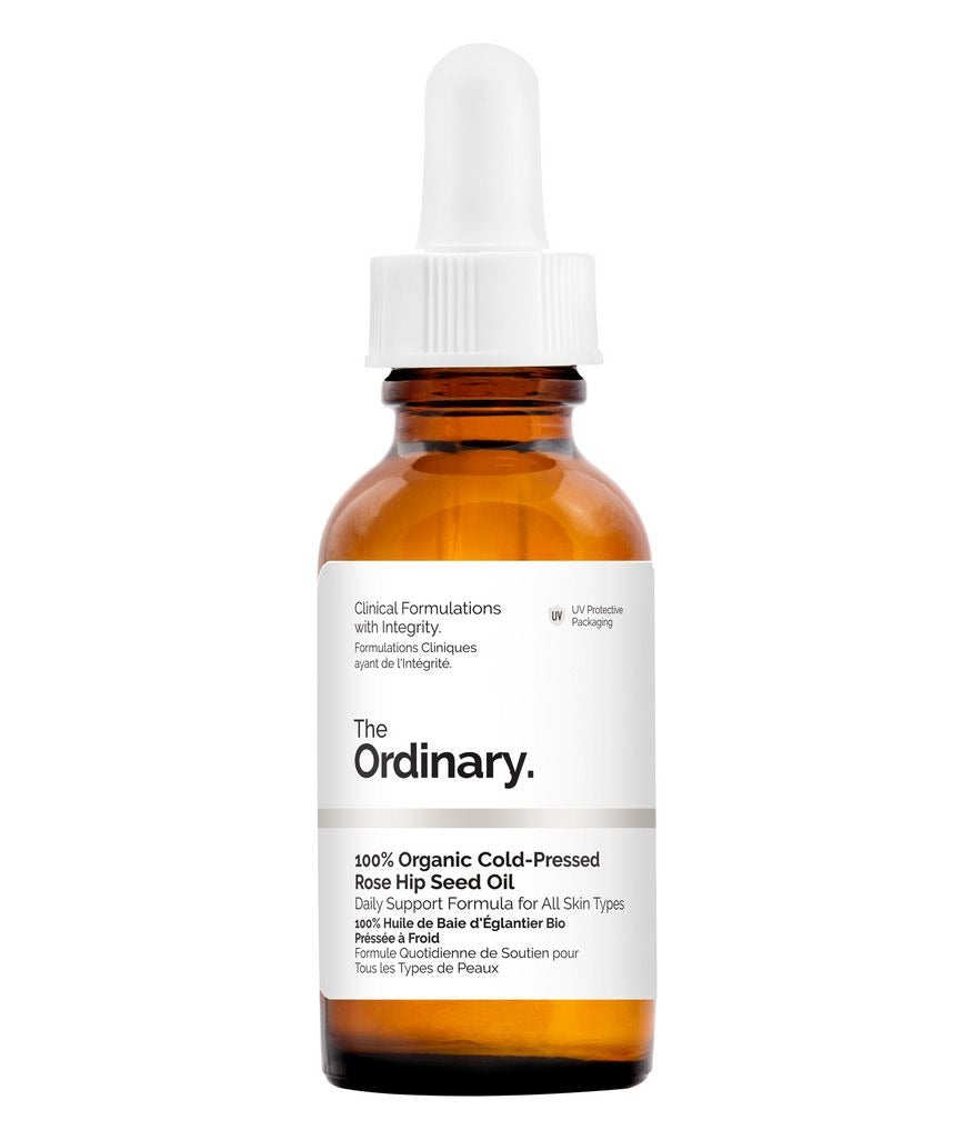 The Ordinary 100% Organic Cold-Pressed Rose Hip Seed Oil.