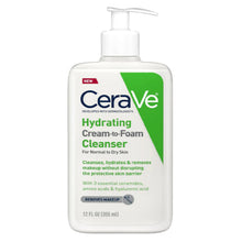 CeraVe Hydrating Cream-to-Foam Face Cleanser 12 Oz.