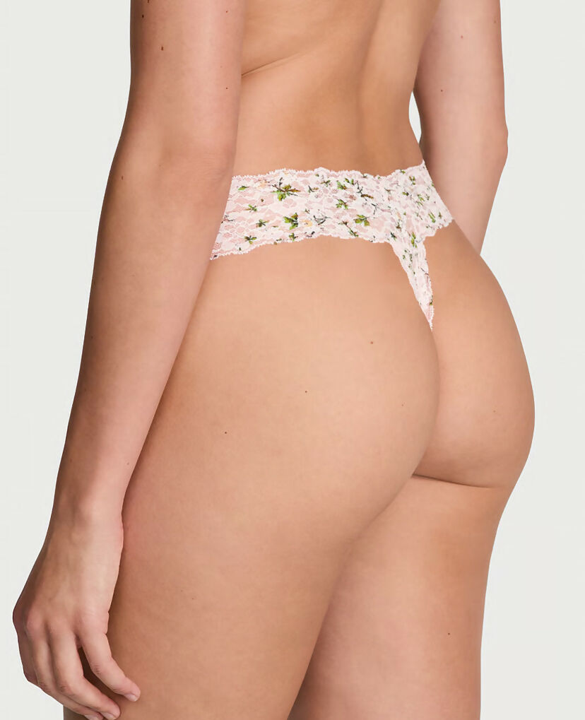 Panty Victoria´s Secret - Floral rosa claro