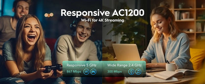 6971690793081_7 AC1200 Gigabit Dual Band Mesh Wi-Fi Router